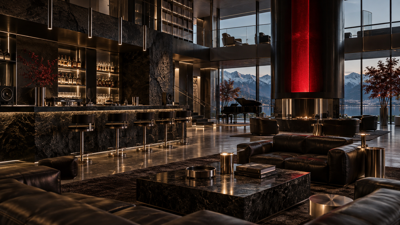 Lounge et bar du label